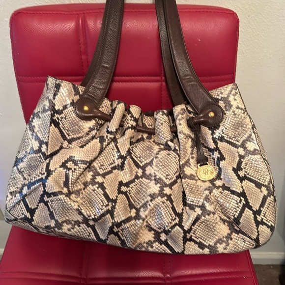 Brahmin Bags Brahmin Fairhaven Mass Usa Snake Skin Medium Size Hand